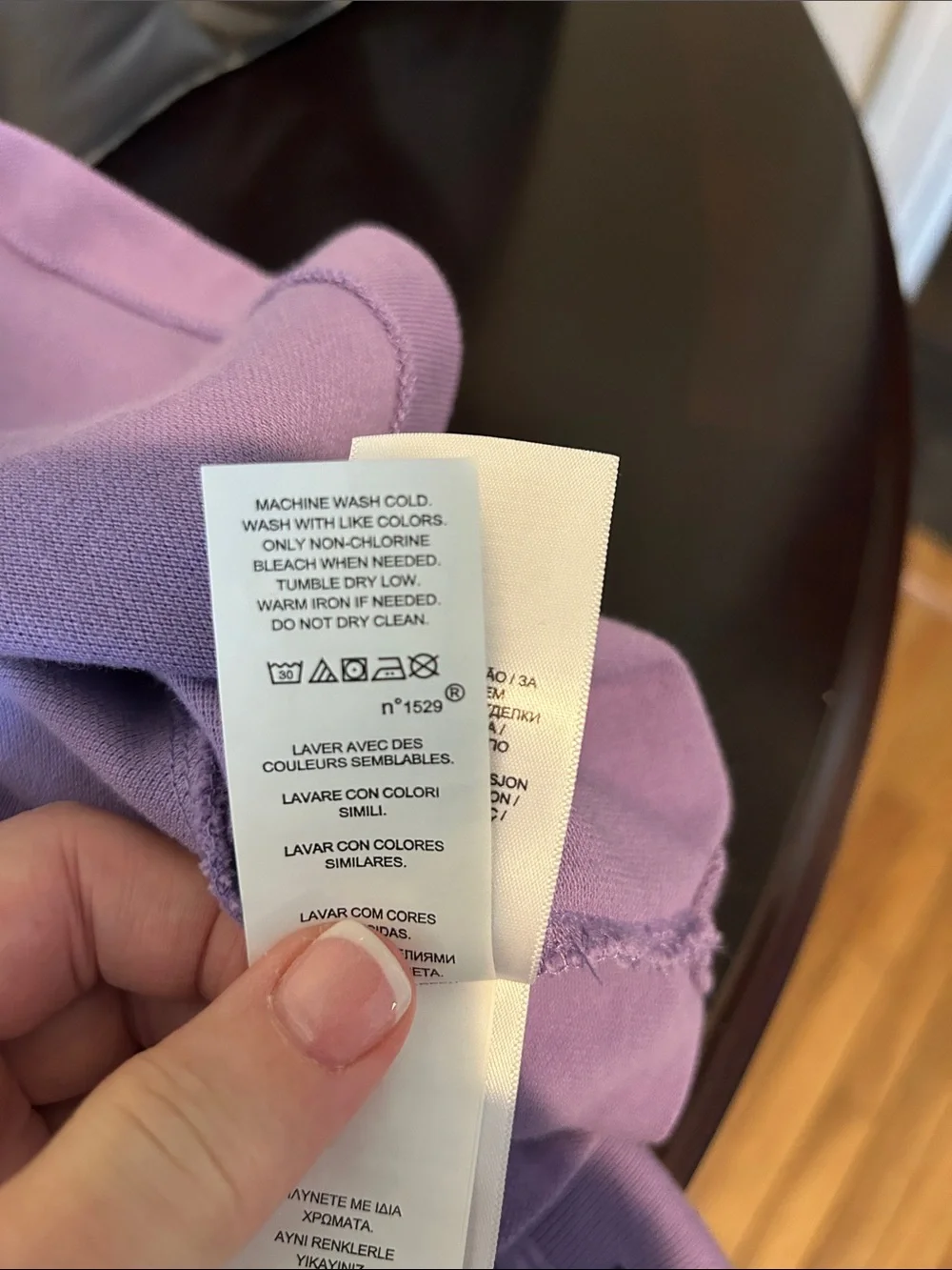 Ralph Lauren Lavender Polo Shirt with Green Pony